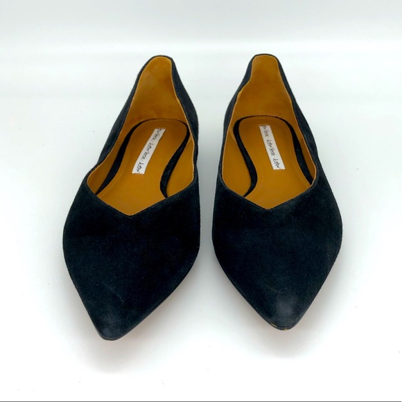 & Other Stories/NWOT Women’s Suede Very Low Heel Pointed Flats in Black 6.5 - Picture 4 of 10